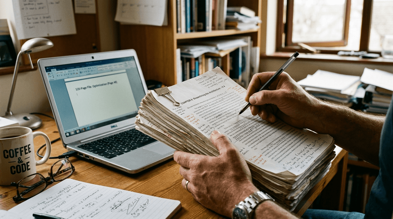 Cinematic workflow still, second angle, 35mm film grain