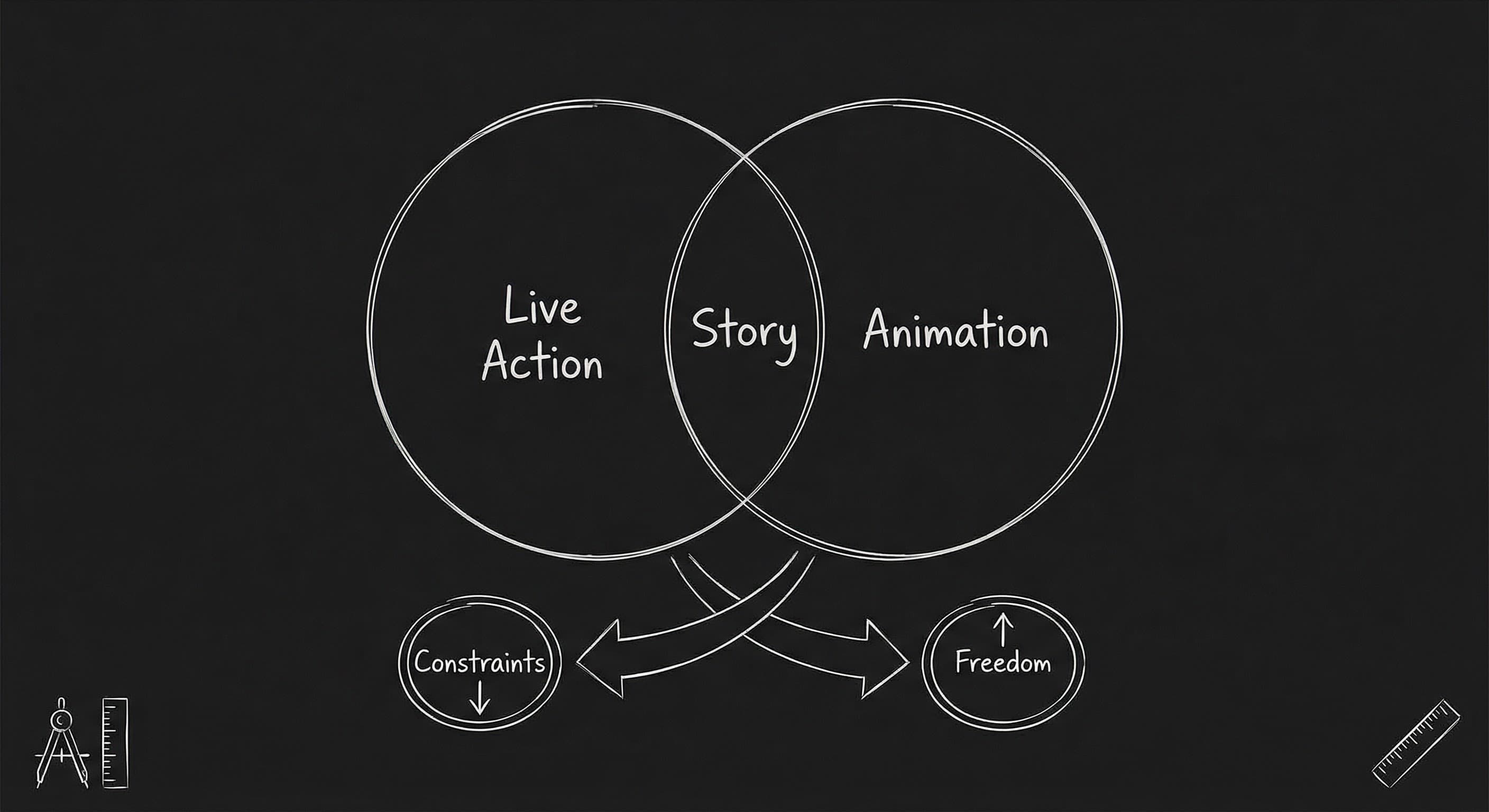 Live Action vs Animation: Story, Constraints, Freedom