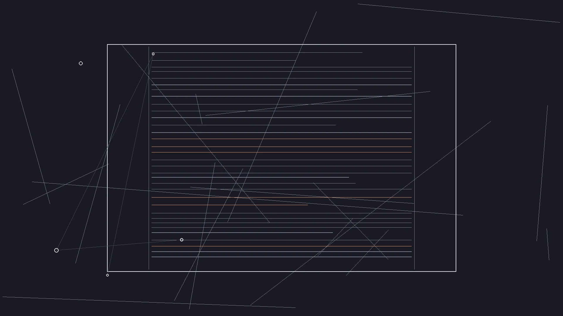 Aligned slug row and board cells