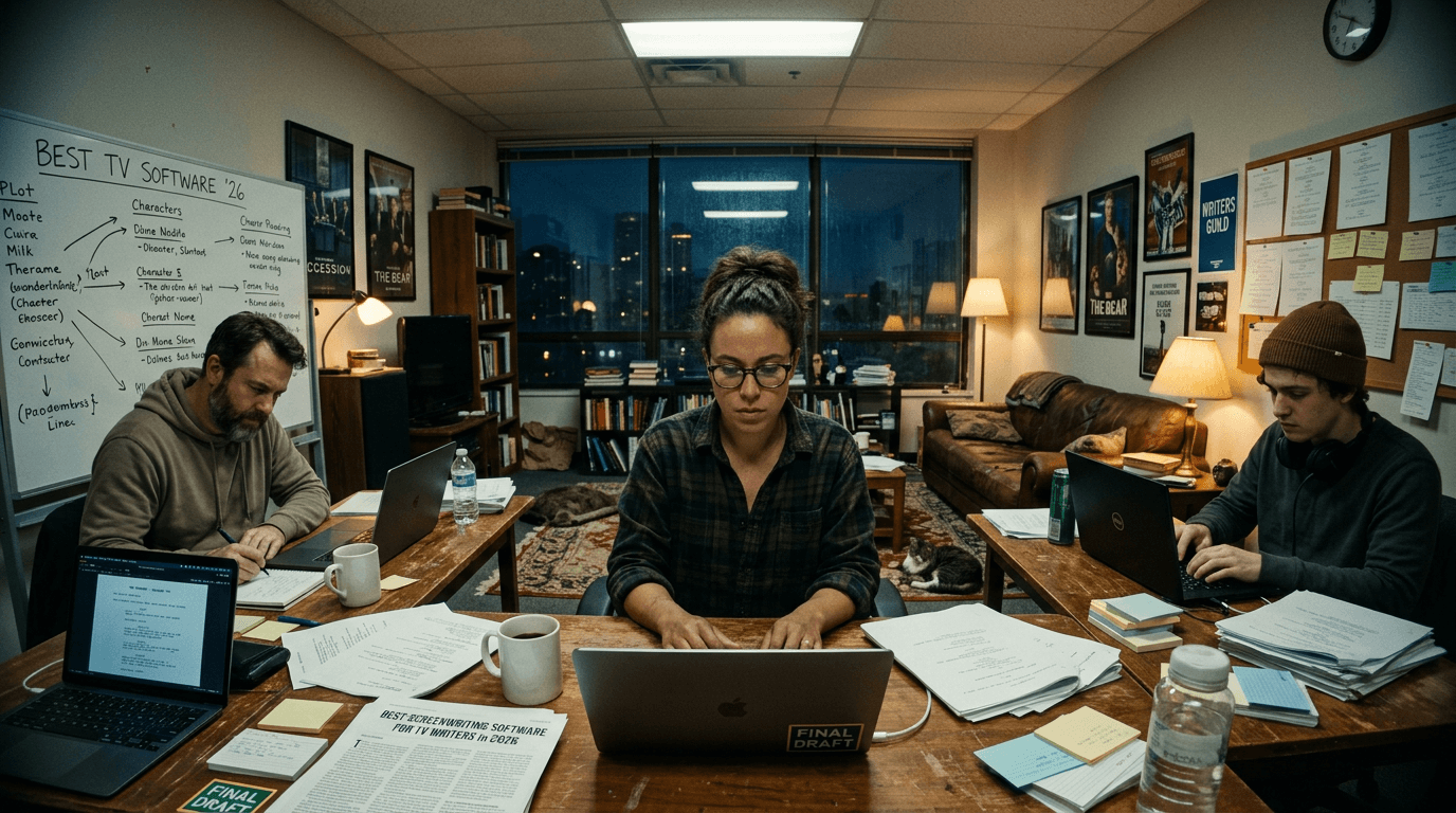 Cinematic workflow still, first angle, 35mm film grain