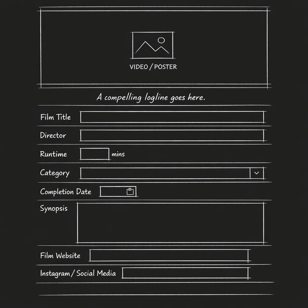 FilmFreeway project page mock-up