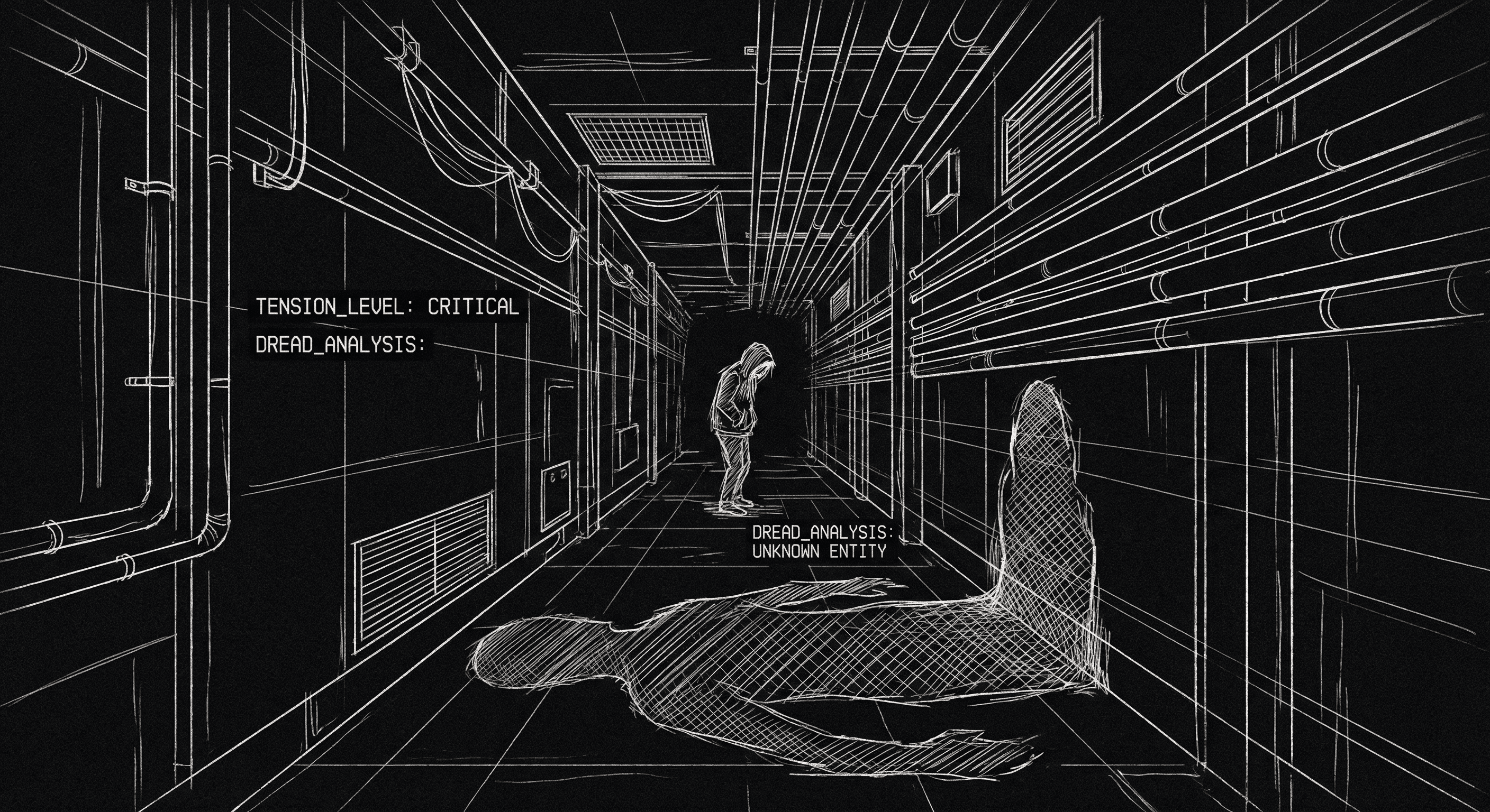 Hallway tension and dread