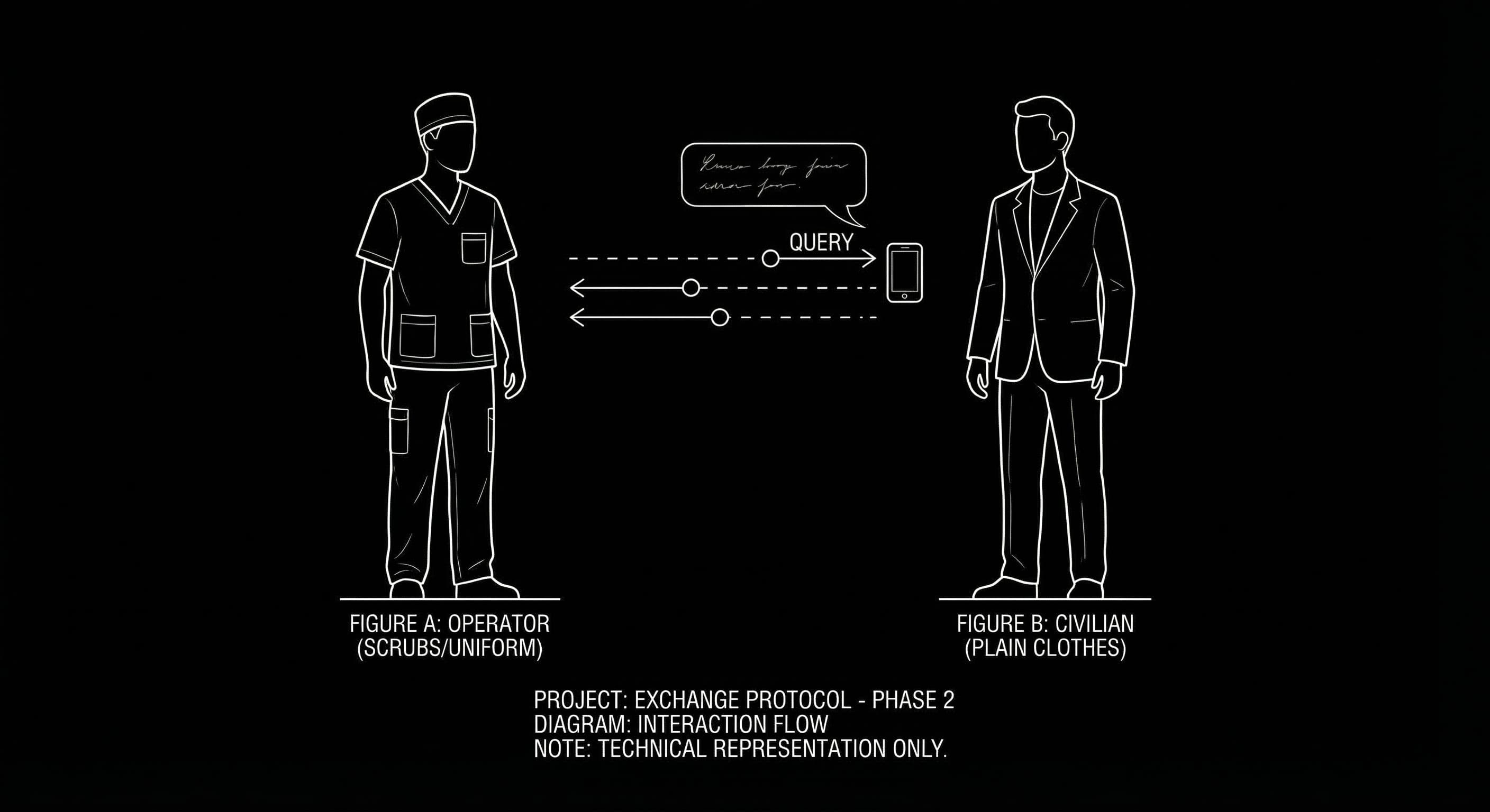 Two characters: professional and civilian