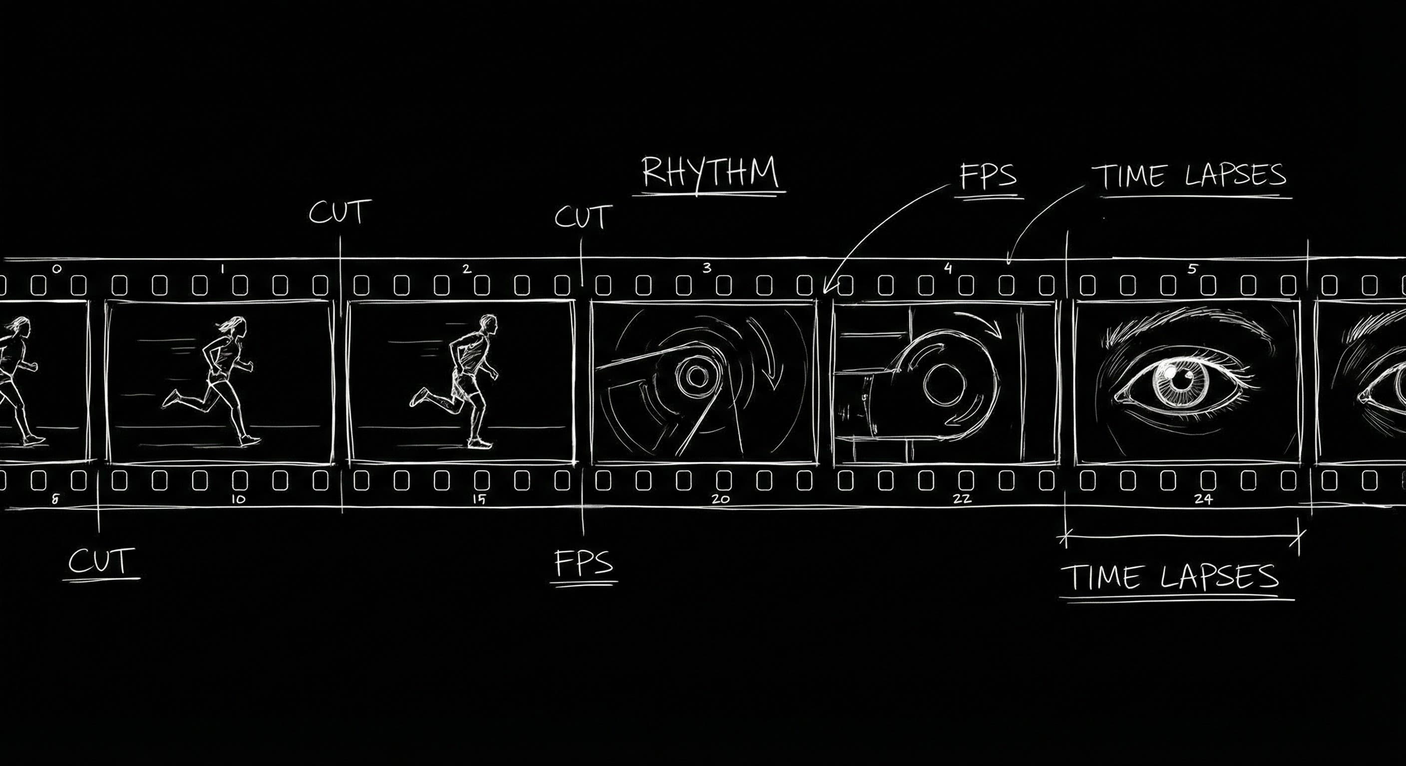 Rhythm of montage cuts