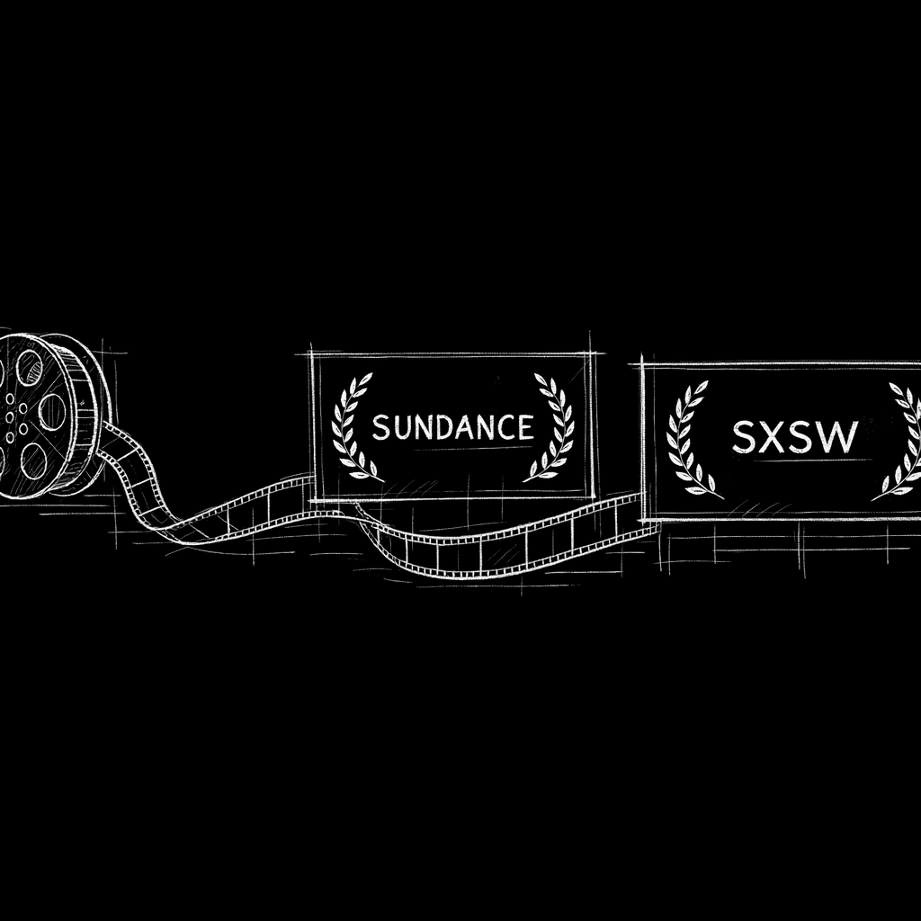 Short film reel to Sundance and SXSW; dark mode technical sketch