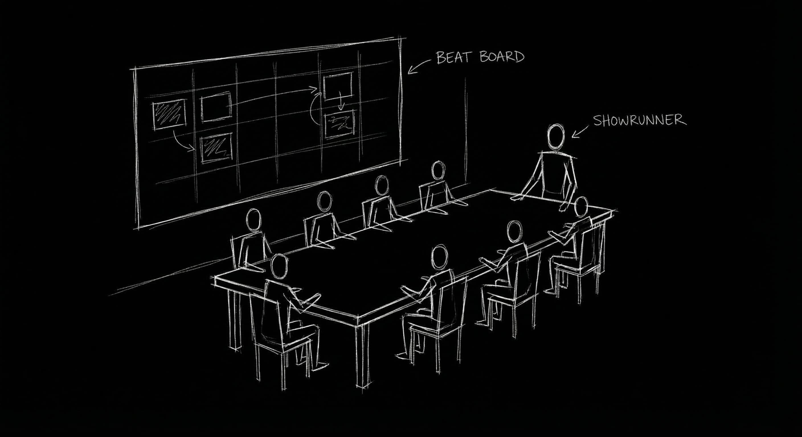 Writers room and showrunner