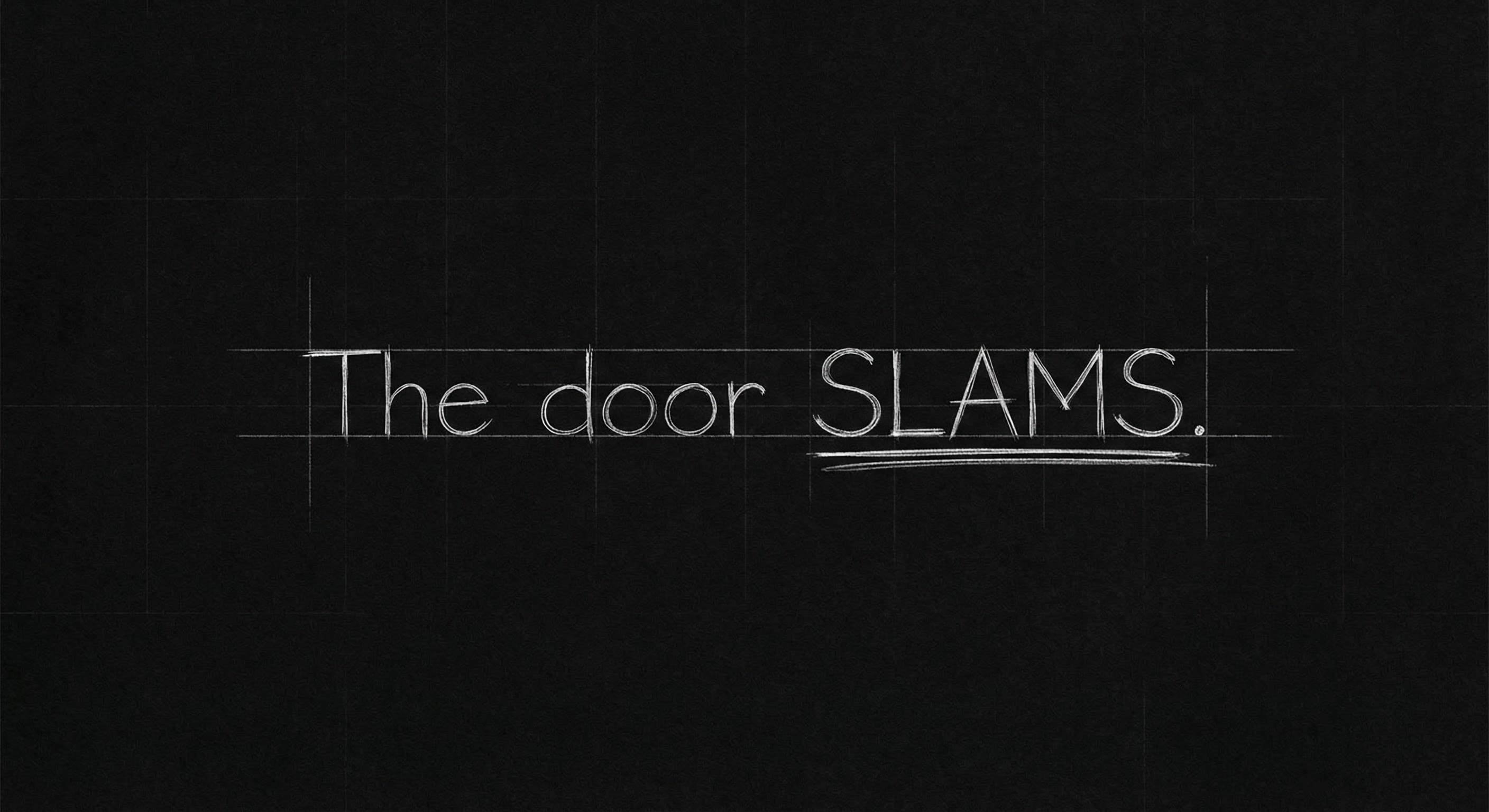 Script line with sound effect emphasized