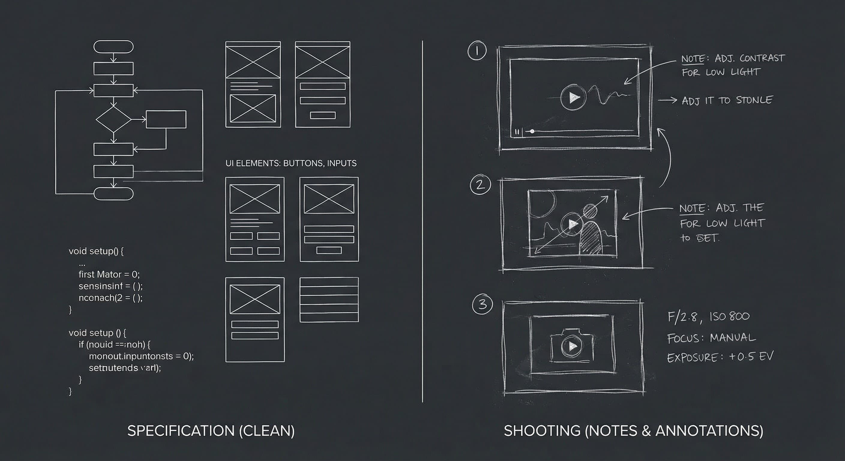 Spec script versus shooting script on the page