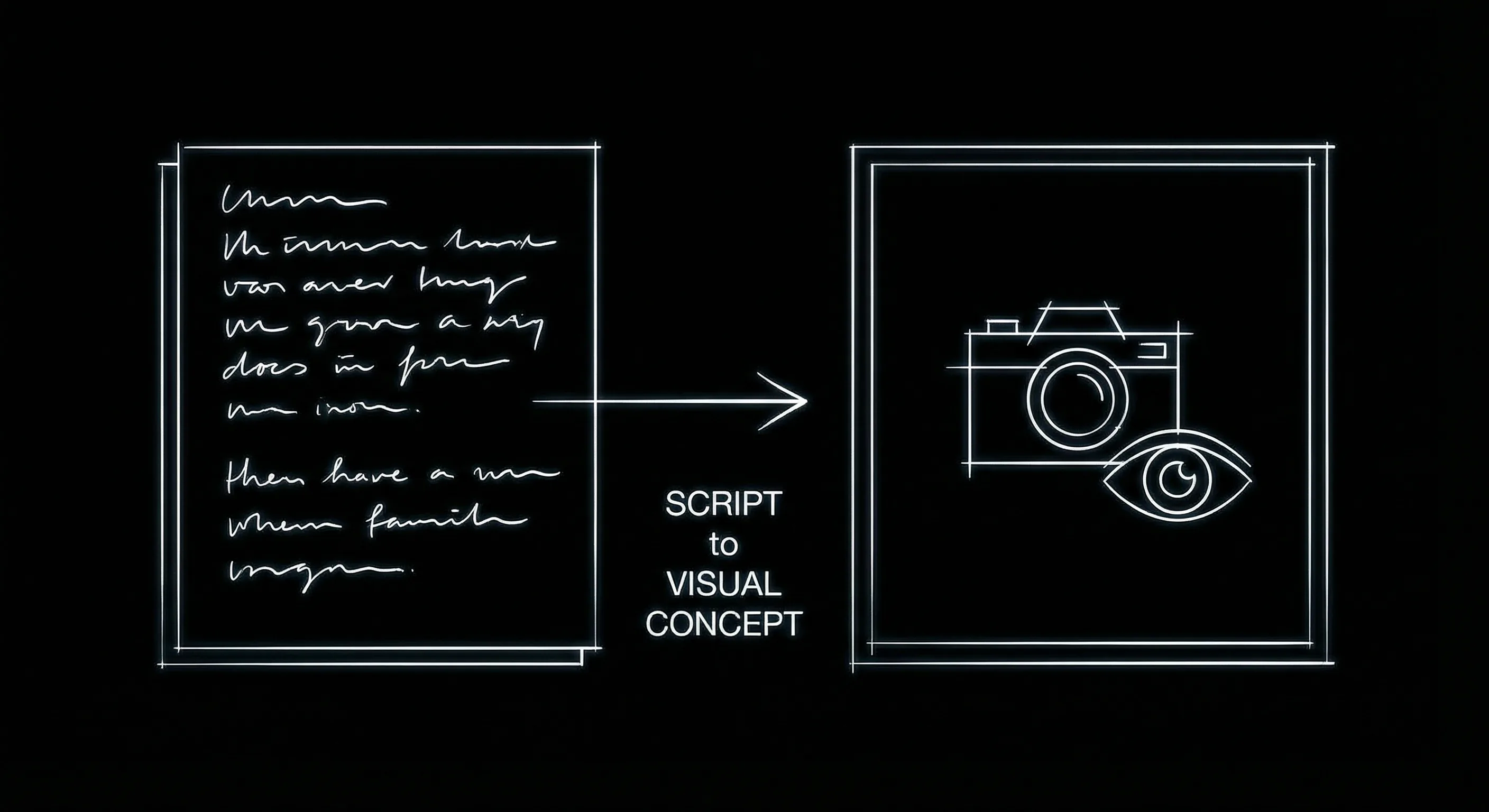 Script and visual concept as one project
