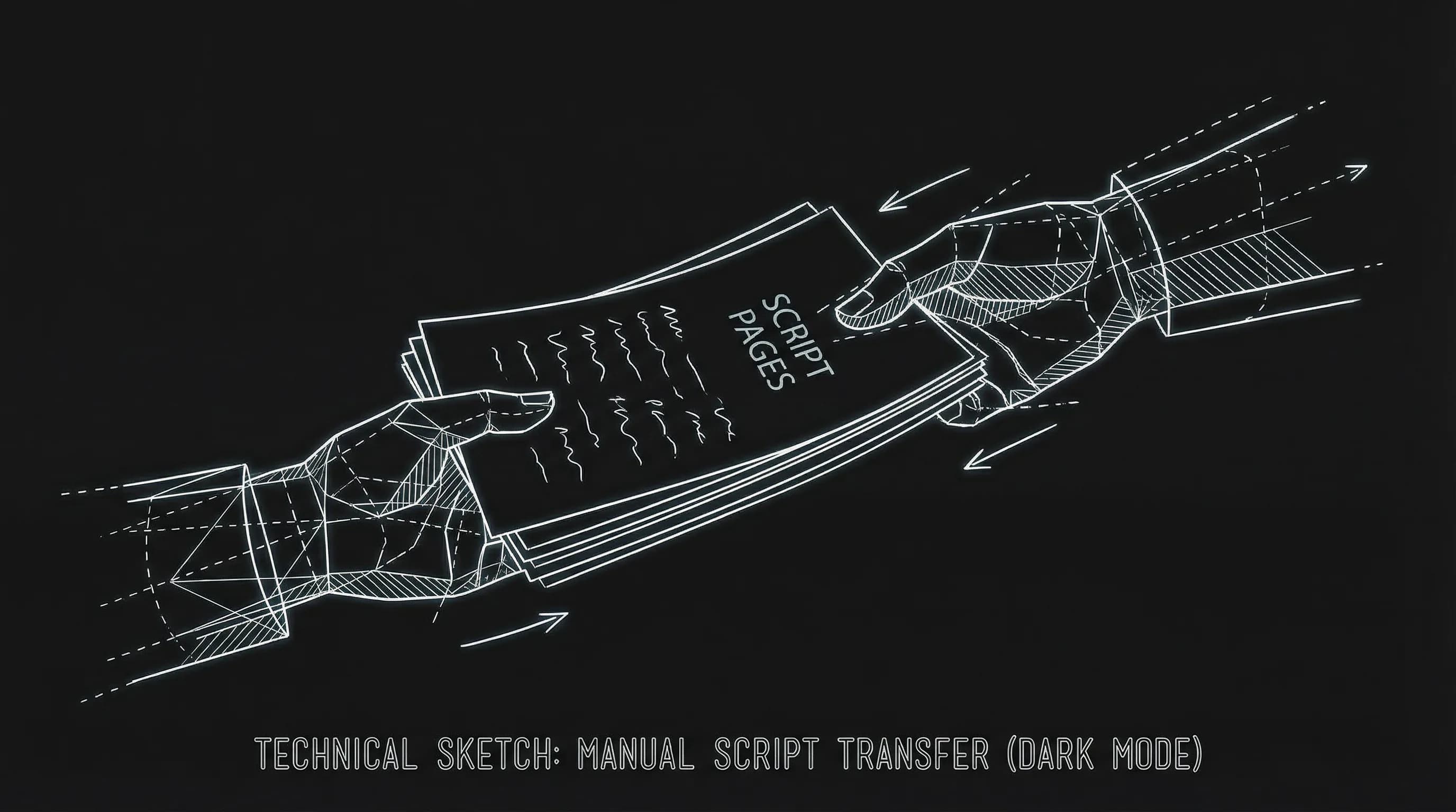 Hand passing script to another hand