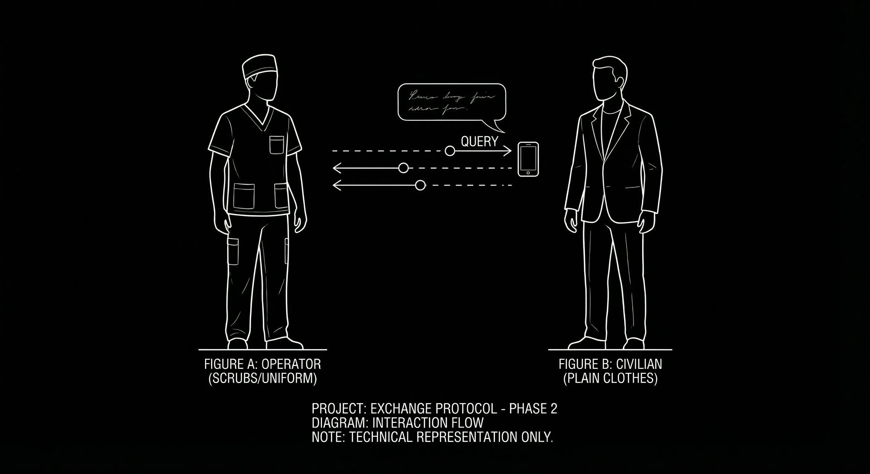 Two characters: professional and civilian