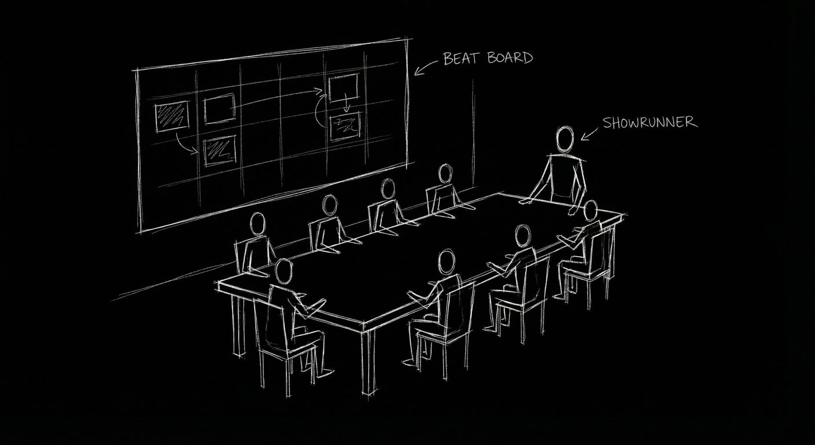 Writers room and showrunner