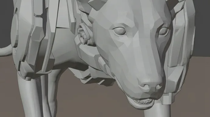 Storyboard frame of the stare, in grey