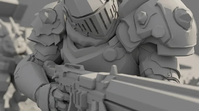 The medium shot as a grey storyboard frame